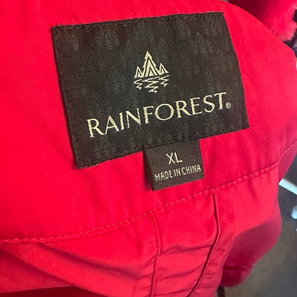 RAINFOREST Men's Red Raincoat - Picture 3 of 6